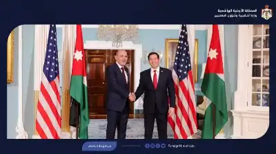 الصفدي يلتقي نظيره الامريكي في واشنطن