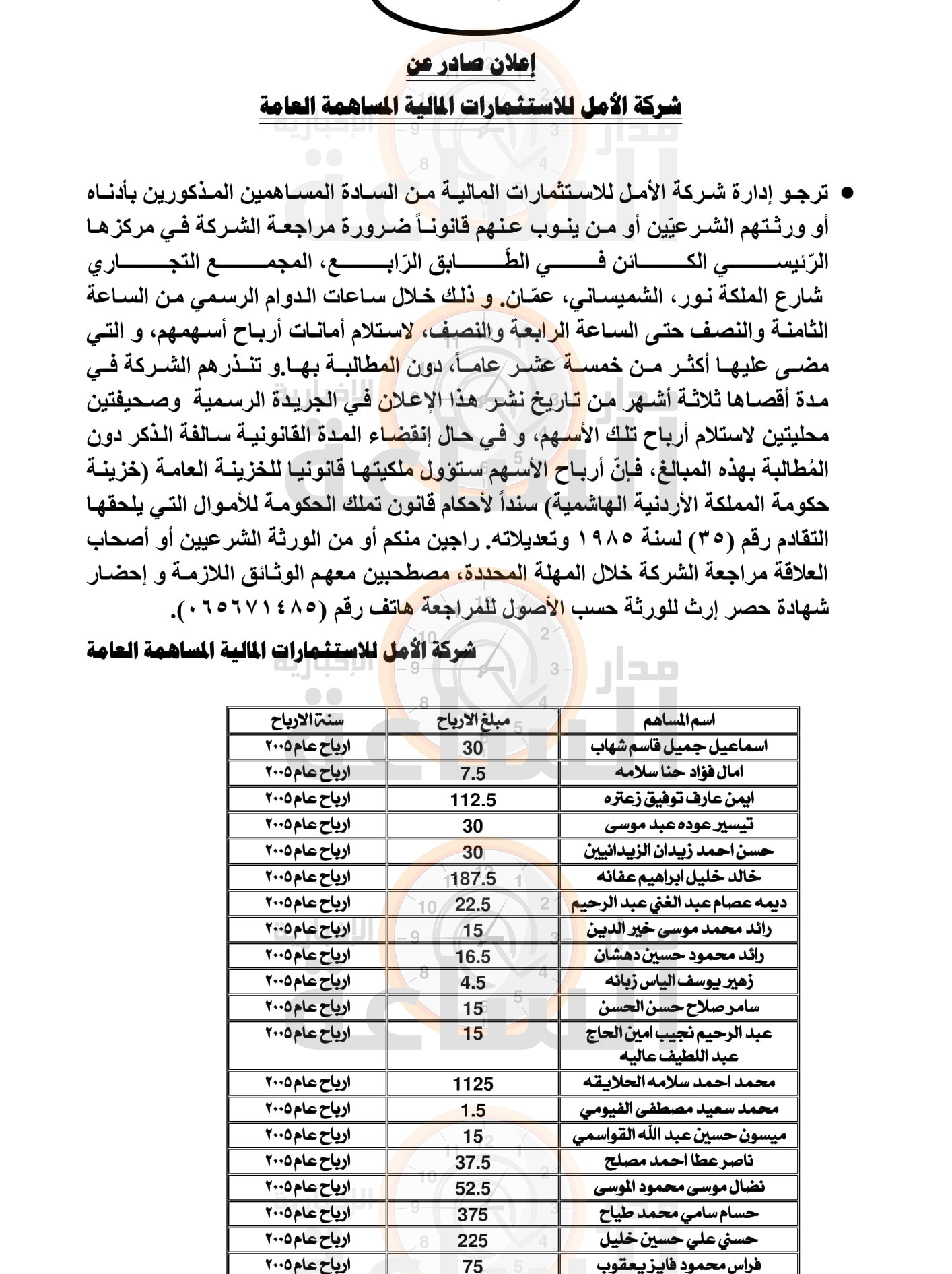 Madar Al-Saa Images