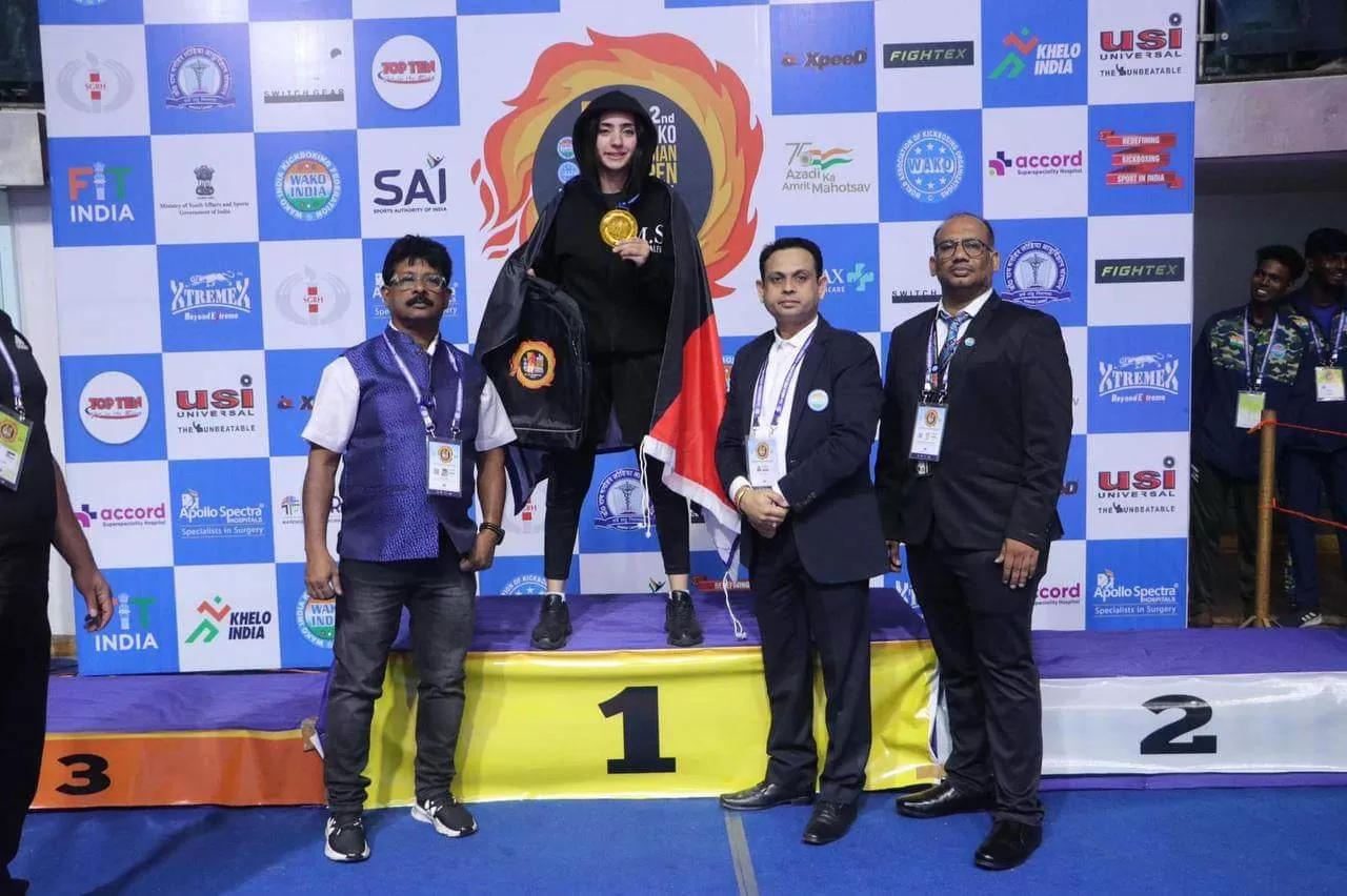 اللاعبة مايا الحساسنة في بطولة الأندية الدولية&nbsp;