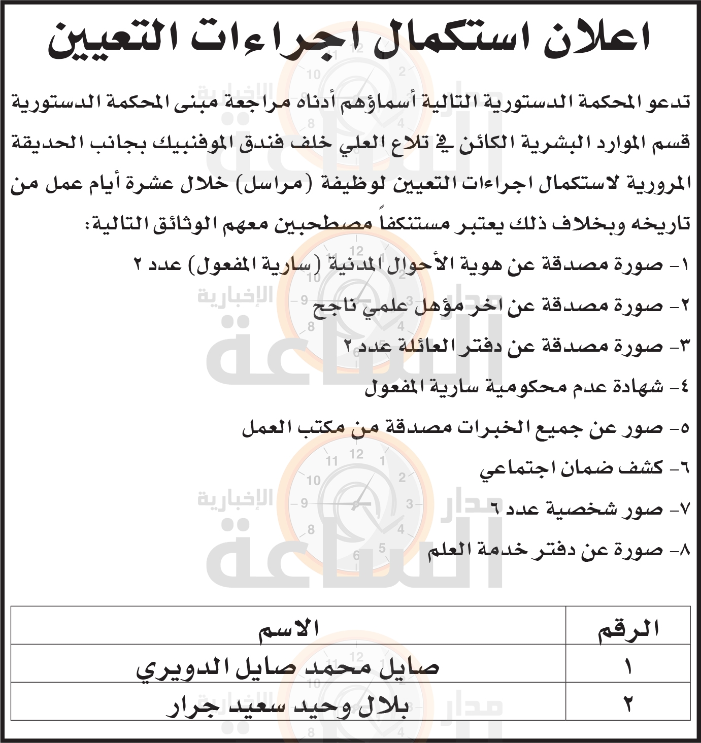 Madar Al-Saa Images 0.17012779501713338