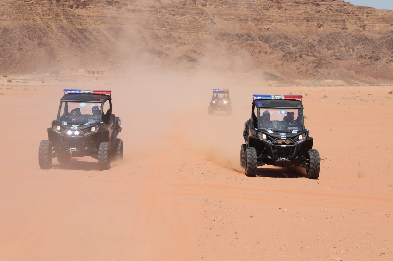 مديرية الأمن العام تسير دراجات الدفع الرباعي لتعزيز الأمن البيئي والسياحي (صور)