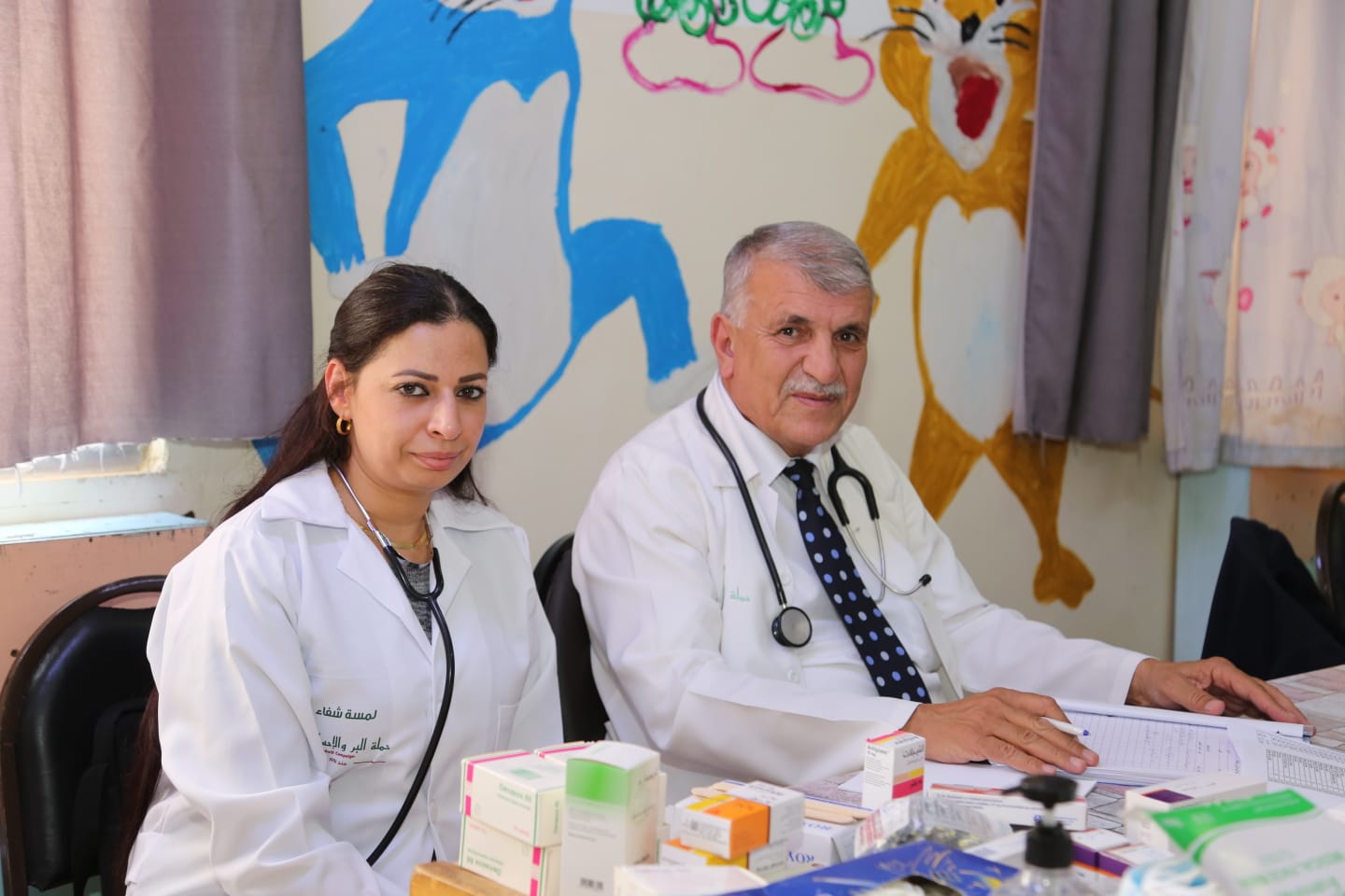 750 مستفيدا من اليوم الطبي المجاني للبر والاحسان في لواء بصيرا (صور)