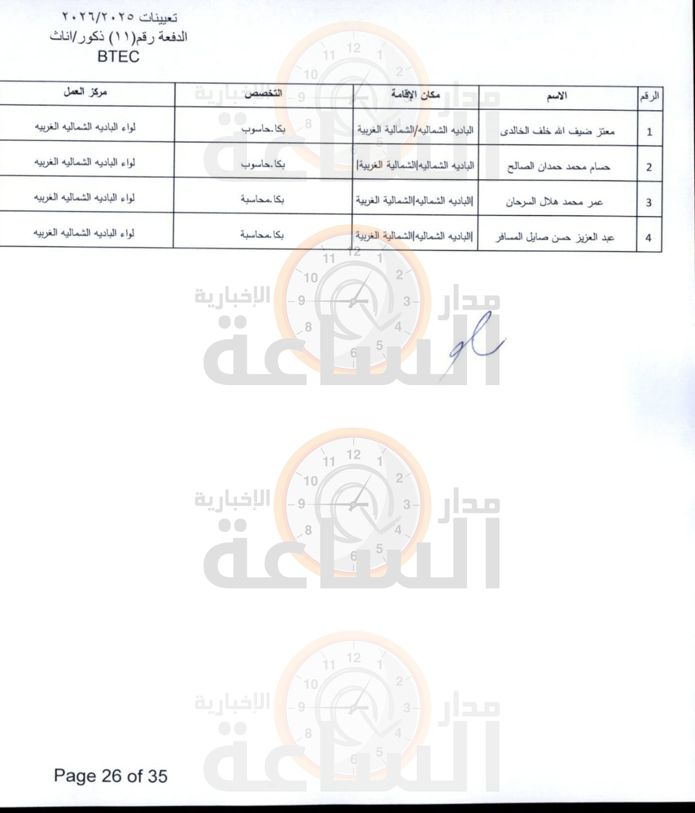 Madar Al-Saa Images 0.9798246846041633