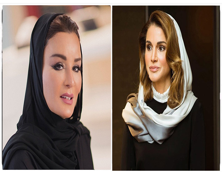 الملكة رانيا العبدالله تتقبل العزاء من