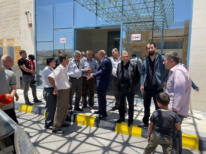 نواب عجلون يتفقدون جاهزية مشروع مستشفى