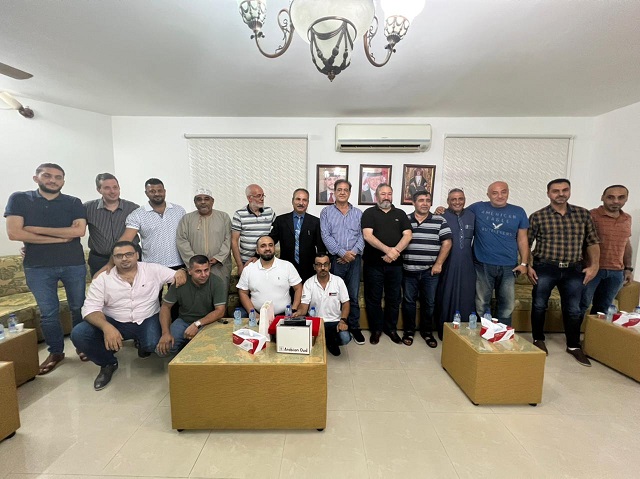 الدكتور نظام عودة يغادر سلطنة عمان..