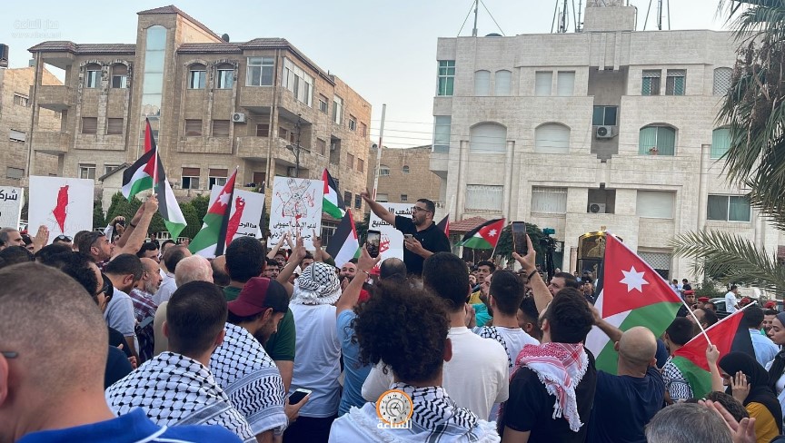 وقفة احتجاجية أمام سفارة الاحتلال في