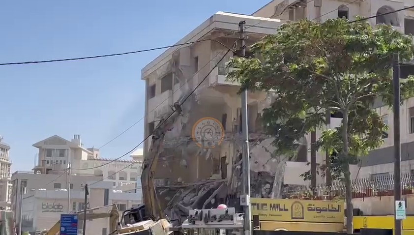 هدم عمارة على الدوار الخامس.. هل