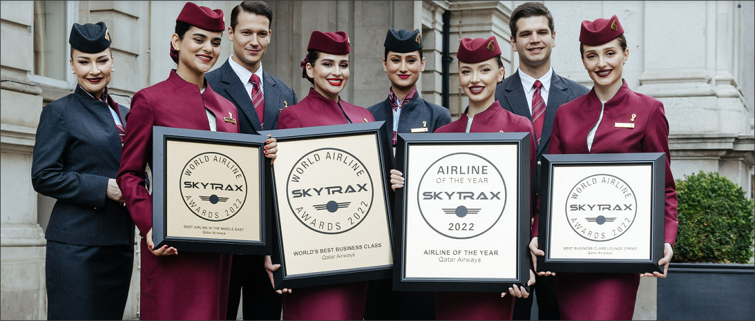 الخطوط الجوية القطرية تحصد جائزة أفضل