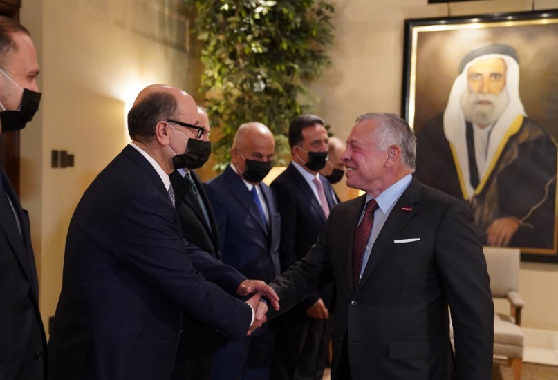 الملك عبدالله الثاني يلتقي 8 شخصيات