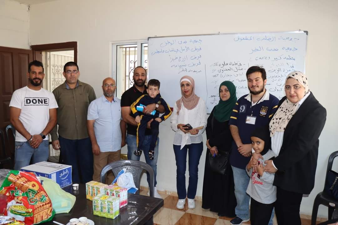 فرسان جمعية فدى الوطن الخيرية يدعمون