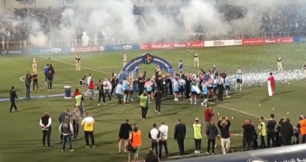 شاهد تتويج الفيصلي - فيديو