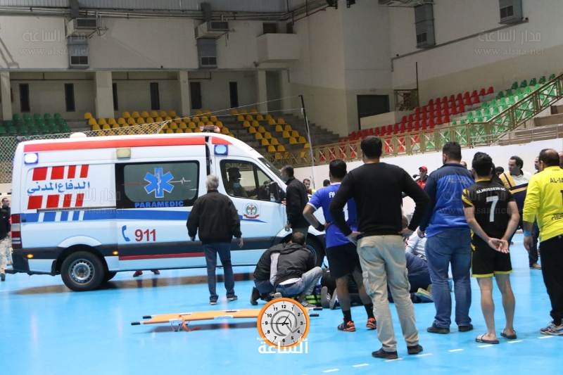 توقف قلب لاعب كرة يد اردني