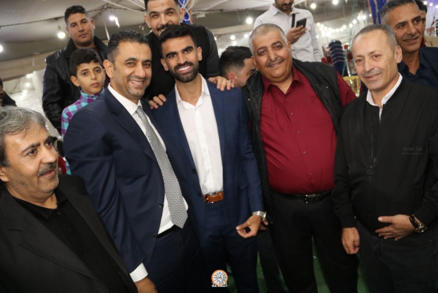 كيف احتفل لاعب المنتخب الاردني نزار