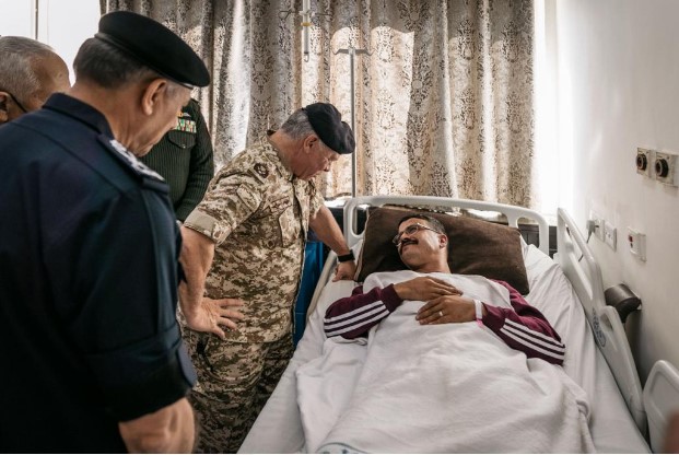 الملك يعود مصابي معان الدعجة والسرحان