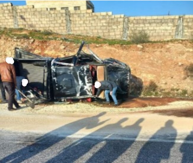 من عائلة واحدة.. وفاة واصابتان بحادث