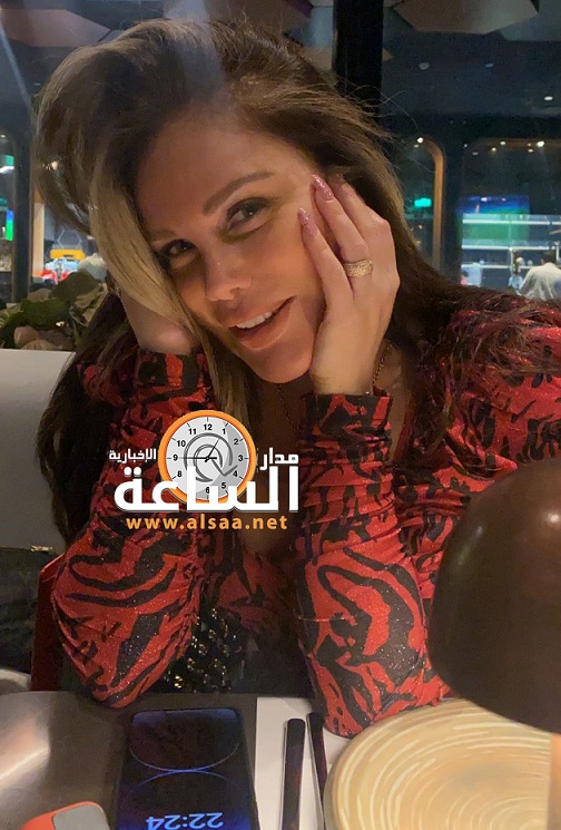 اللبنانية نيكول سابا في مطعم أردني
