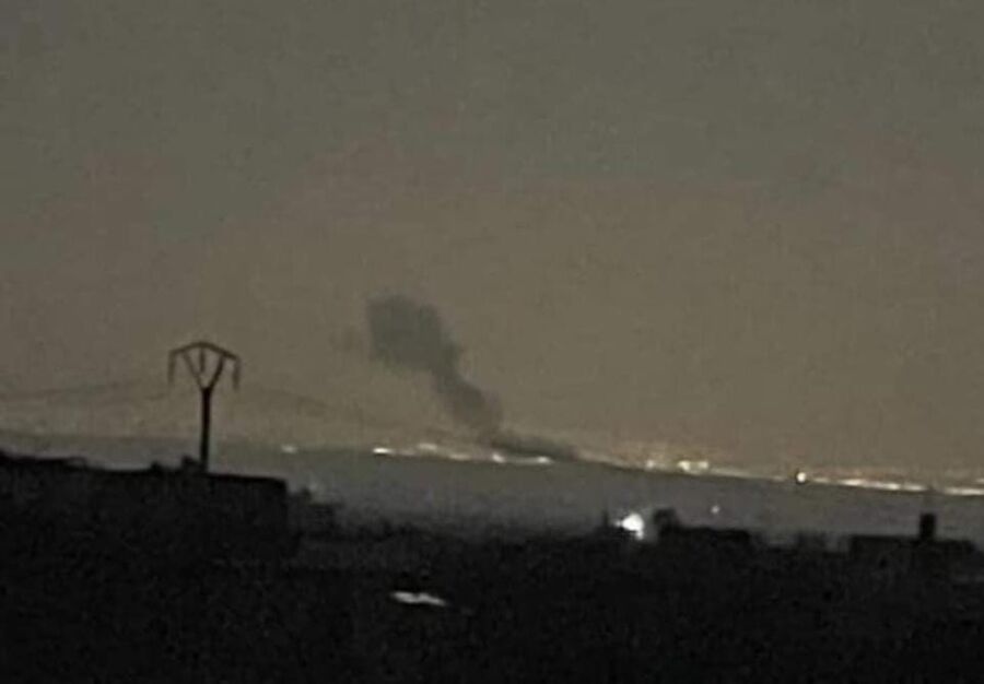 أصوات انفجارات قوية على الحد الاردني