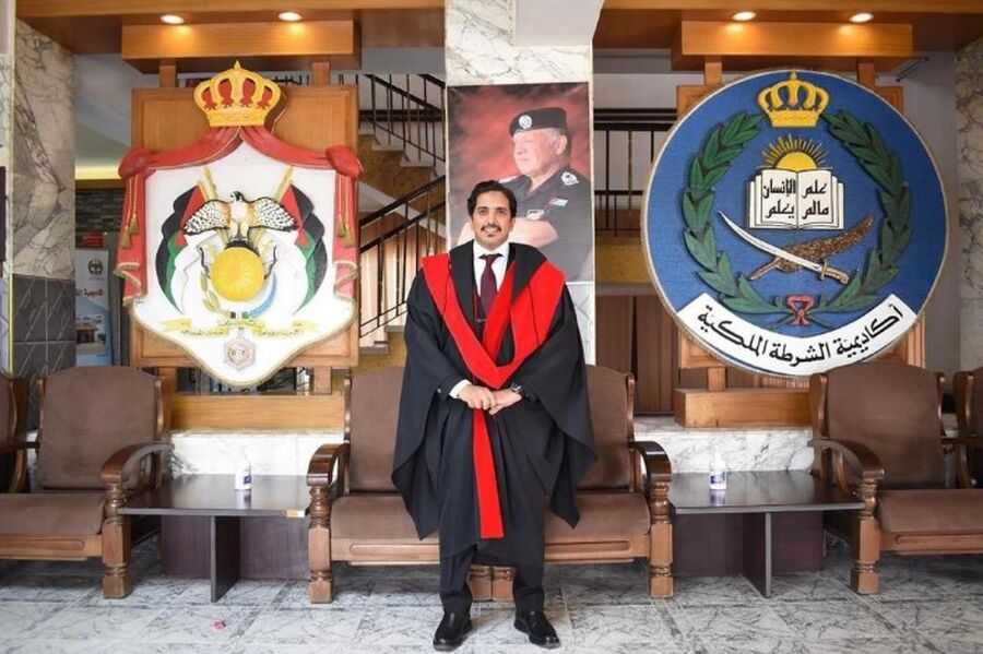 الدراوشة يهنئ الدكتور خالد العدوان بالدكتوراه