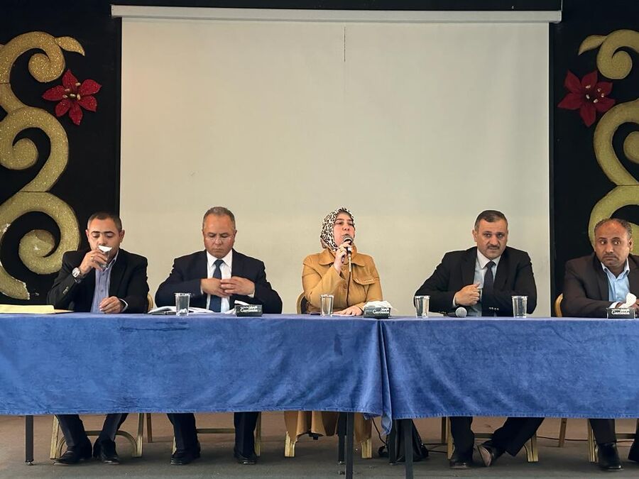 العرواني تجتمع برؤساء قاعات الثانوية العامة