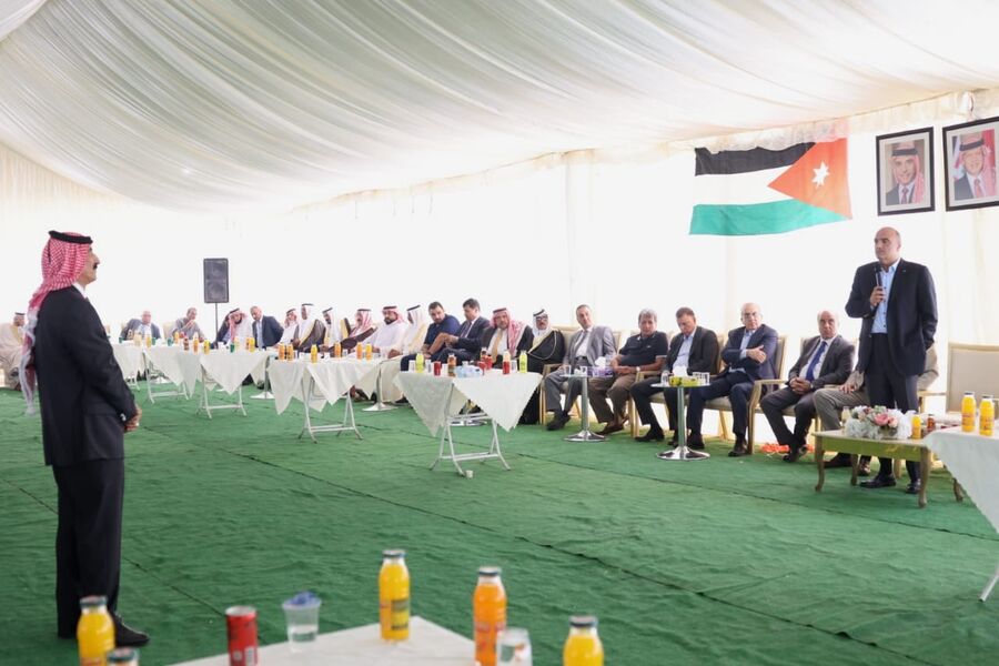 بشر الخصاونة لأهل المفرق من دارة