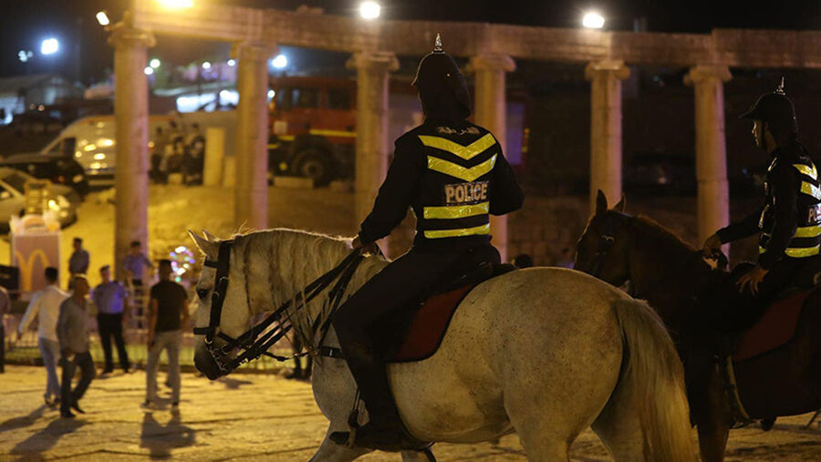رجال الامن في مهرجان جرش (صور)