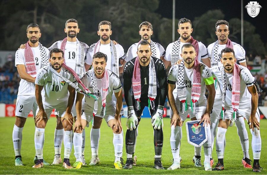 الأردن يتدرب في أجواء باردة قبل