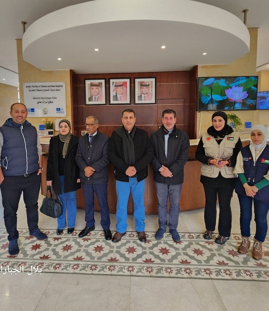 جمعية كاريتاس الاردنيه تكرم 52 عامل