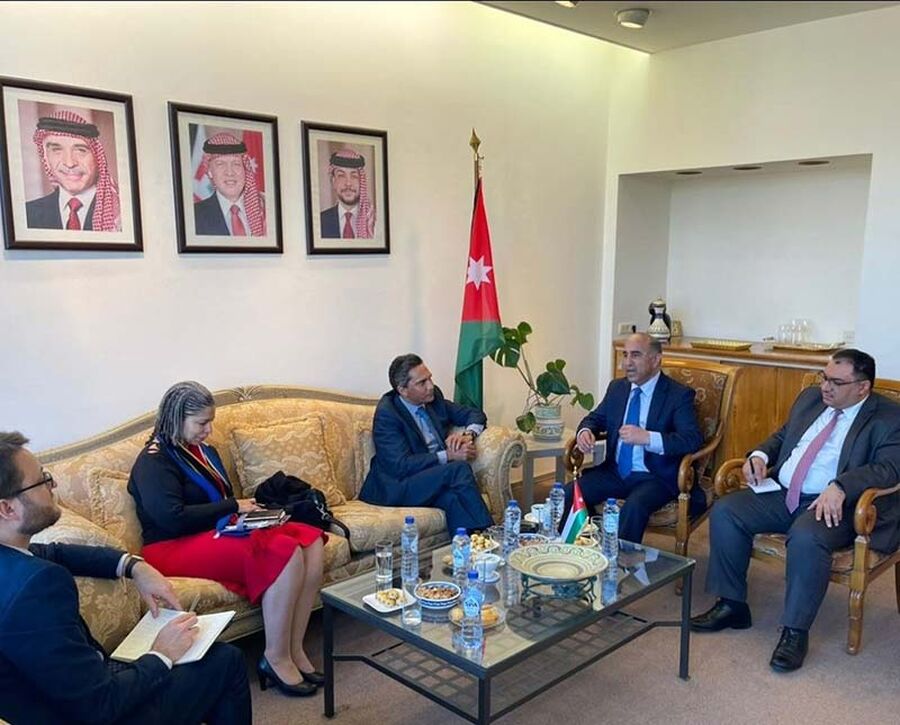 الأردن يجدد دعمه لوفد جنوب افريقيا