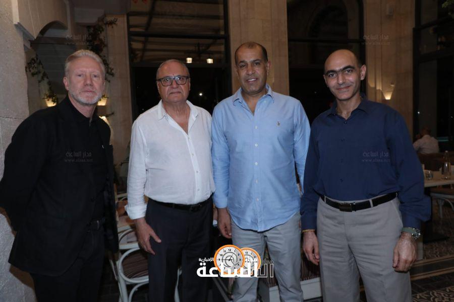 افتتاح مقهى زيتونا ورجل الأعمال عدنان