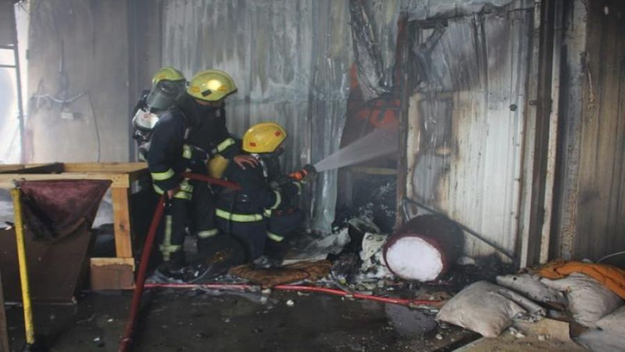 اصابة شخص بضيق في التنفس نتيجة