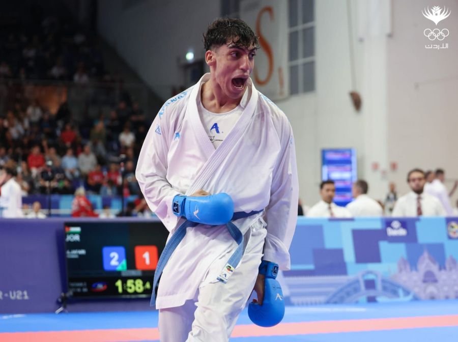 لاعب منتخب الكراتيه الجعفري يتأهل إلى