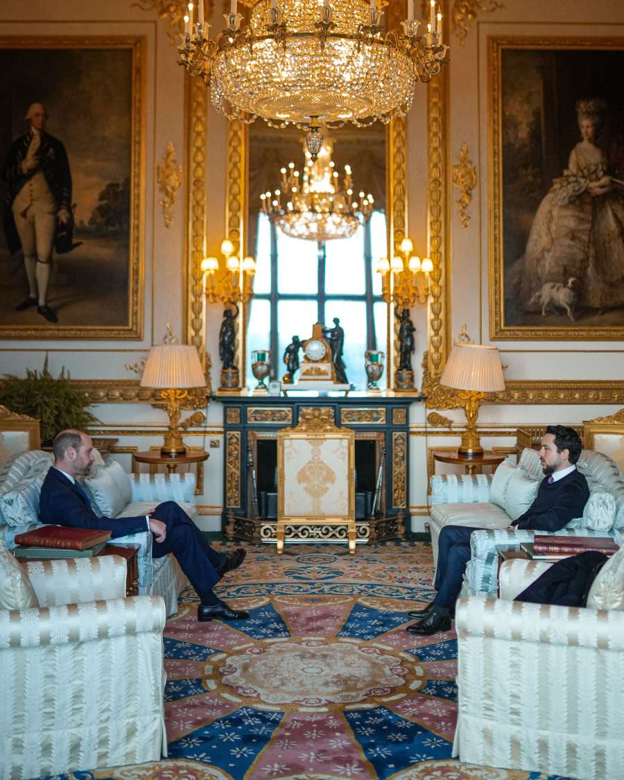 ولي العهد يلتقي الأمير ويليام في