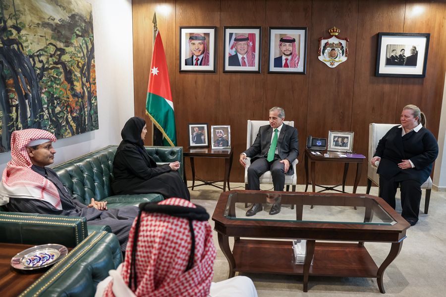 جعفر حسان يستقبل الوزيرة مريم المسند..