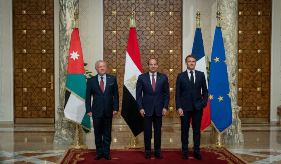 بيان أردني مصري فرنسي مشترك في