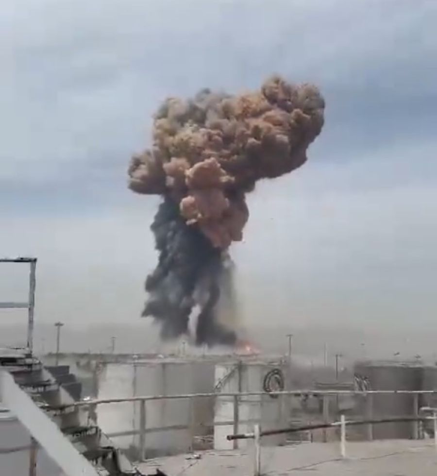 406 مصابين في انفجار ضخم يهز