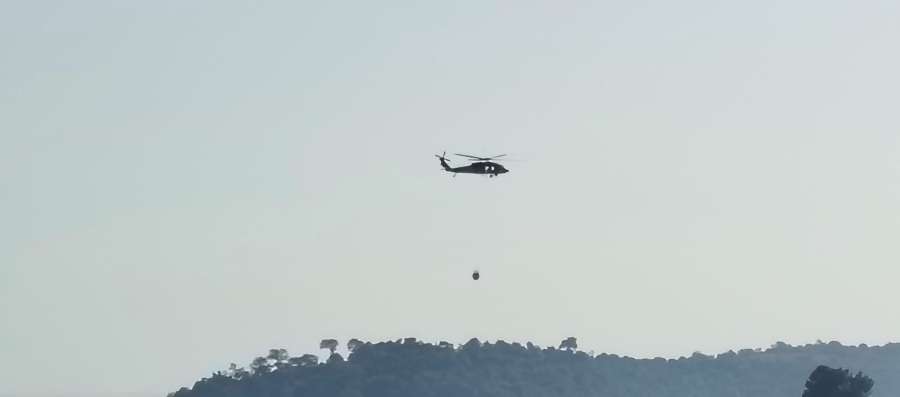 حريق واسع في منطقة وديان الشام