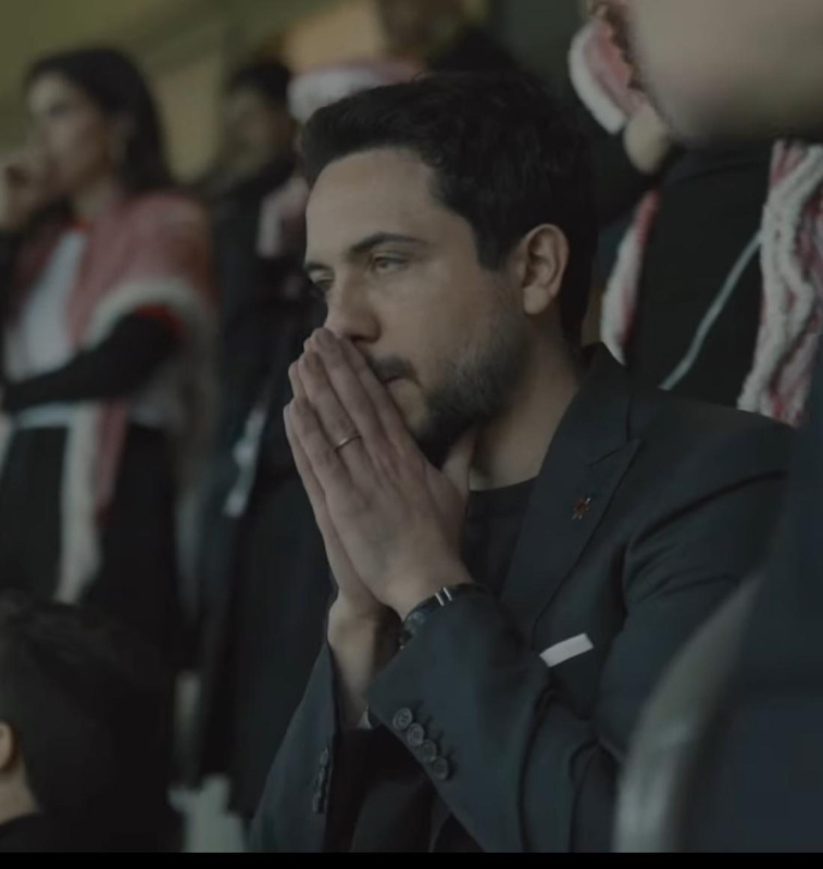 ولي العهد يشكر النشامى والجماهير وعمه