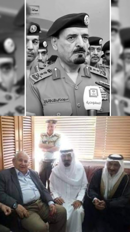 الجازي يعزي بوفاة الفريق سعيد بن