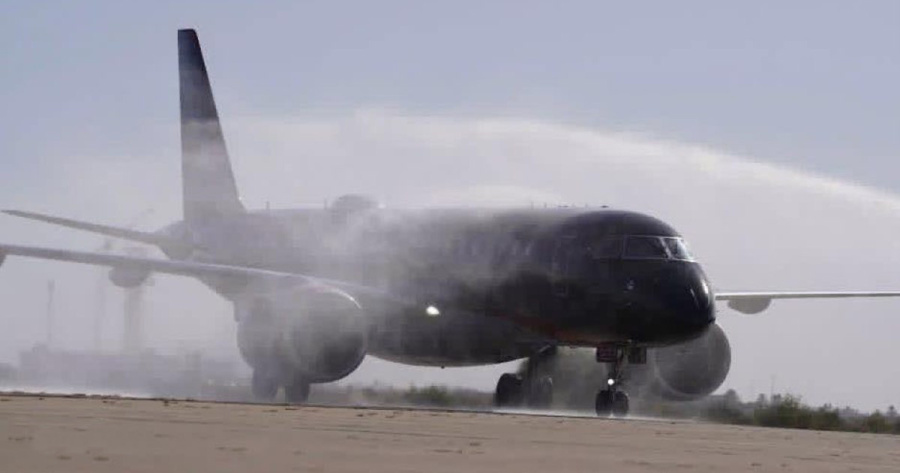 مطار مصراتة الليبي يستقبل أولى رحلات