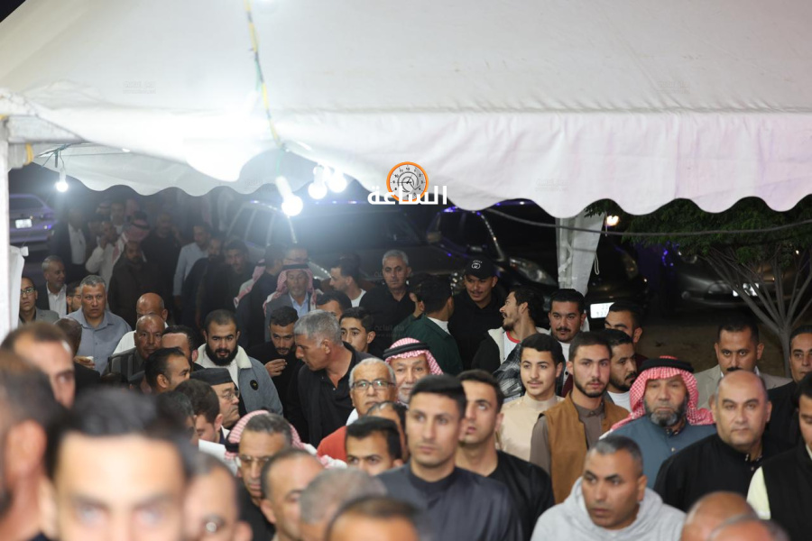 آلاف المهنئين للملازم سيف الدين الخلايلة