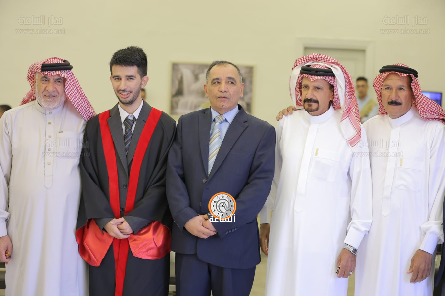 المشاقبة يستقبل المهنئين بالطبيب محمد (صور)