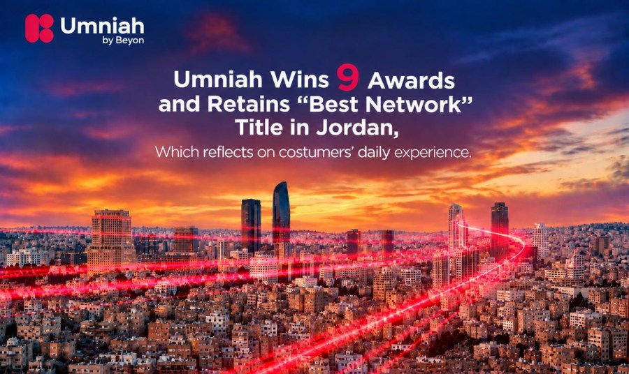 Umniah Wins 9 Awards and Retains