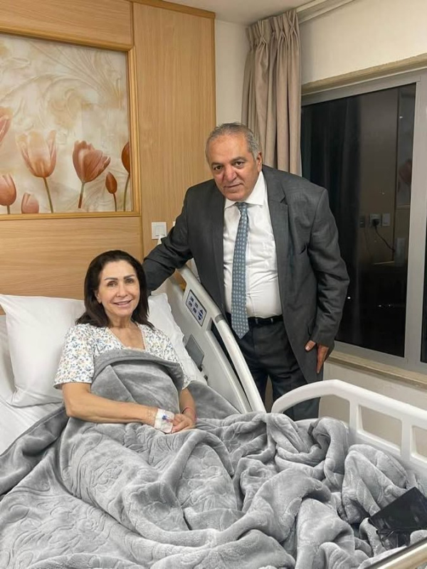 الفنانة سهير فهد.. على سرير الشفاء