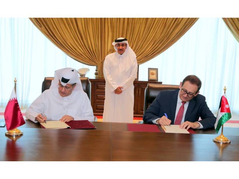 الاردن وقطر يوقعان اتفاقية خدمات جوية