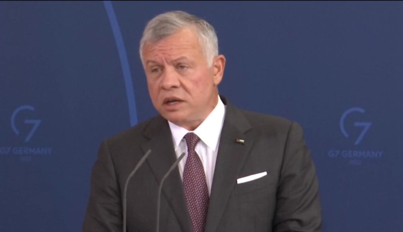 الملك والرئيس الالماني في مؤتمر صحفي