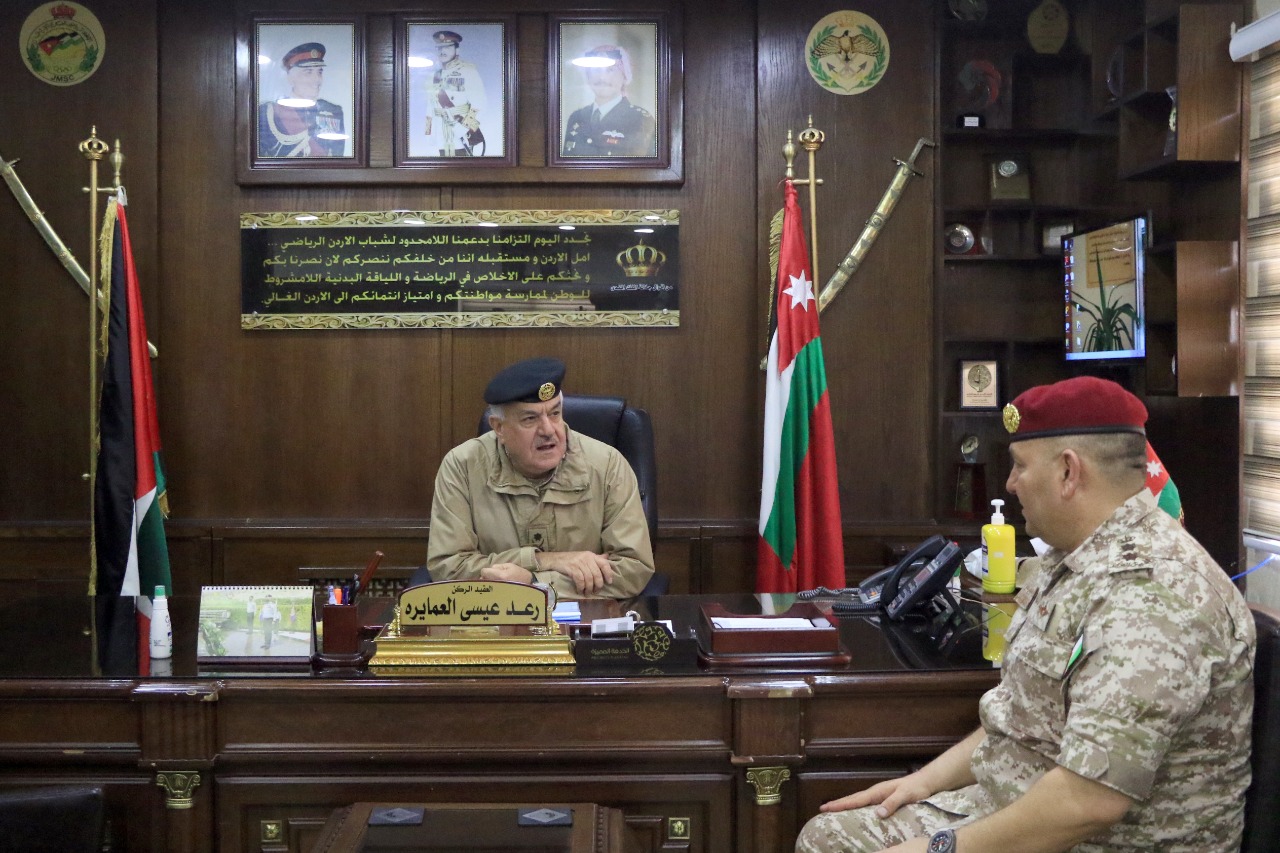 اللواء الحنيطي يزور مديرية الاتحاد الرياضي