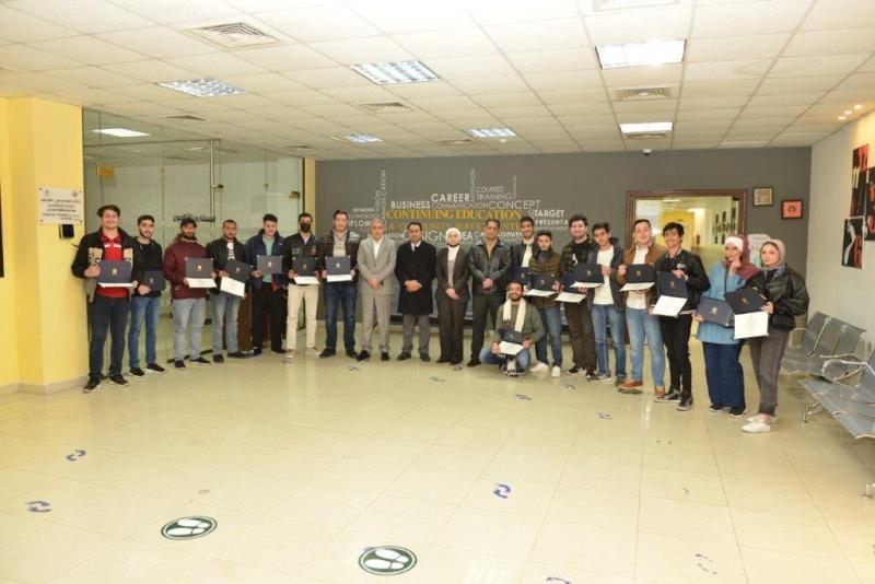 تخريج الطلبة المشاركين في دورة ETHICALHACKING