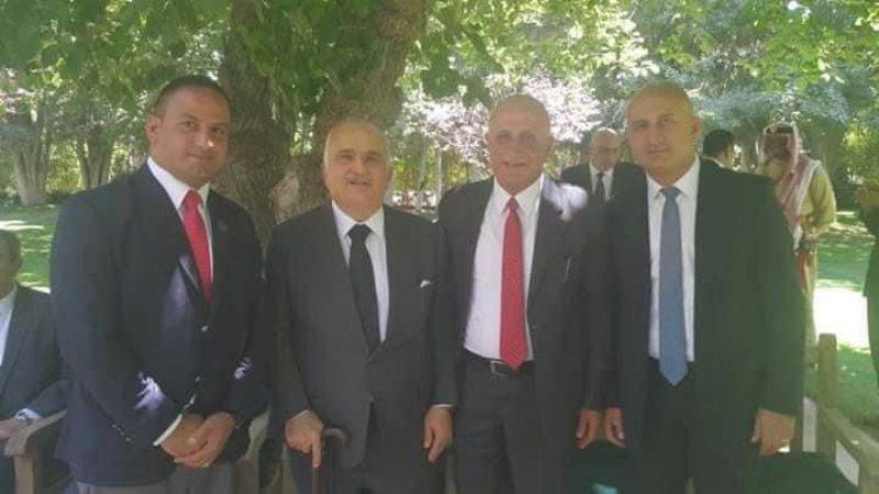 أكثم حدادين وعائلته يهنئون الامير الحسن