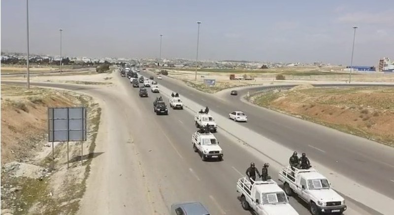 آليات عسكرية للدرك والبادية والشرطة تستلم